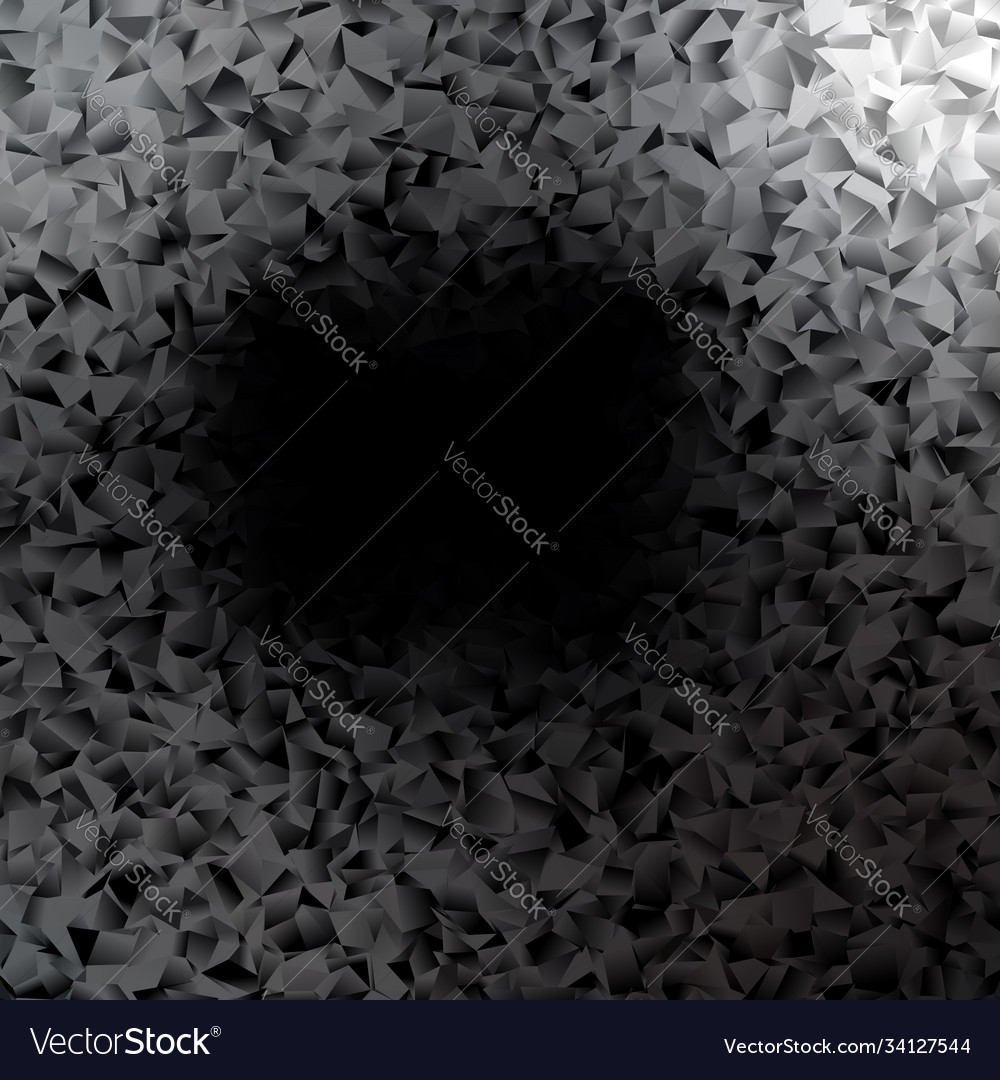 Low poly triangular triangles background shatter vector image Low poly triangular triangles background shatter