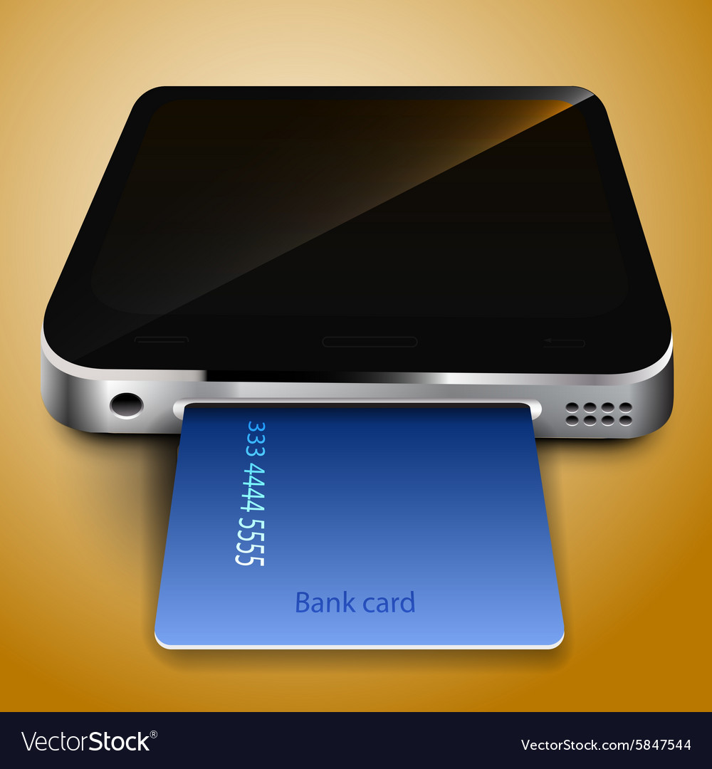 Payment by credit card through a mobile device