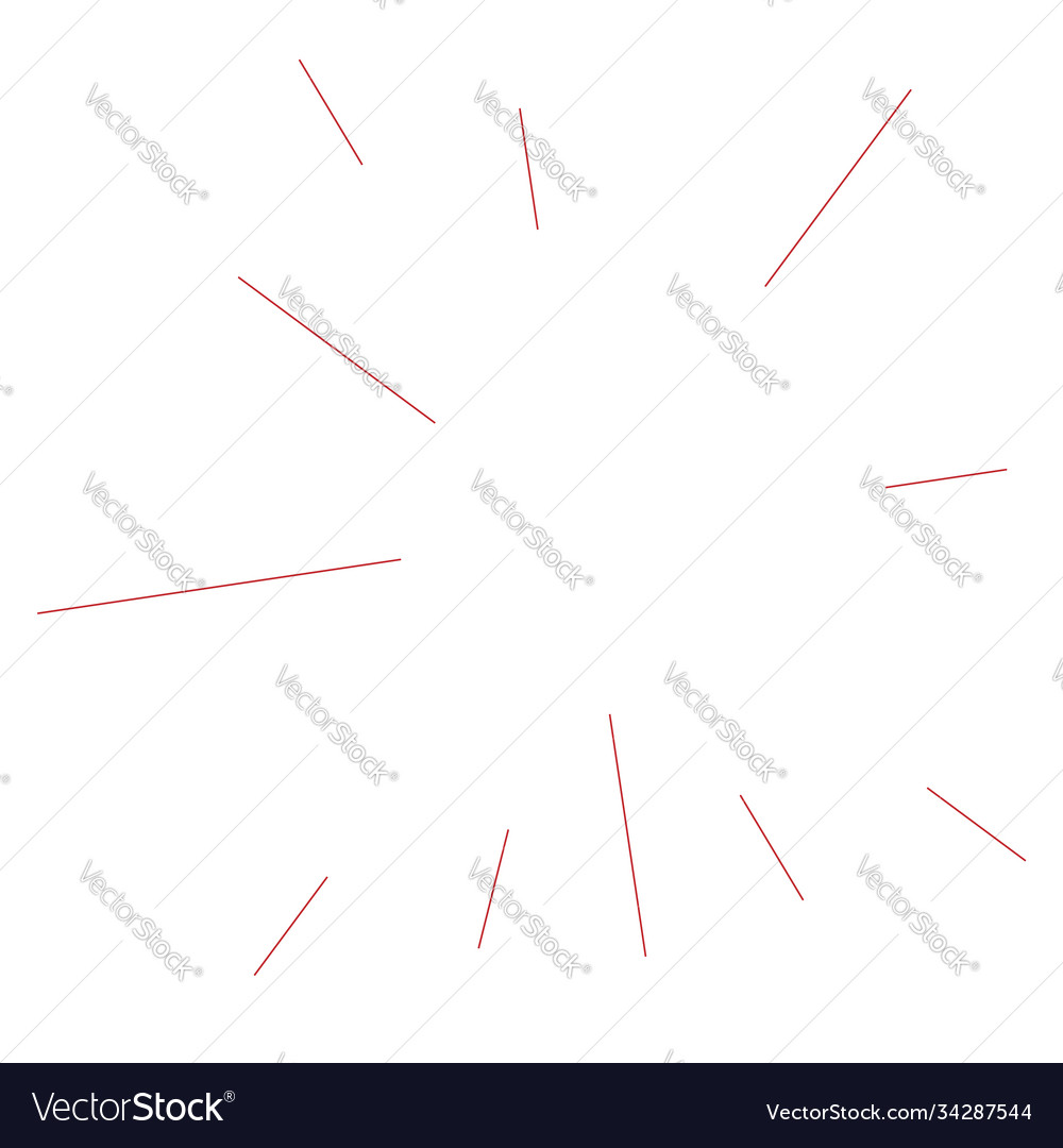 Radial radiating lines abstract burst element