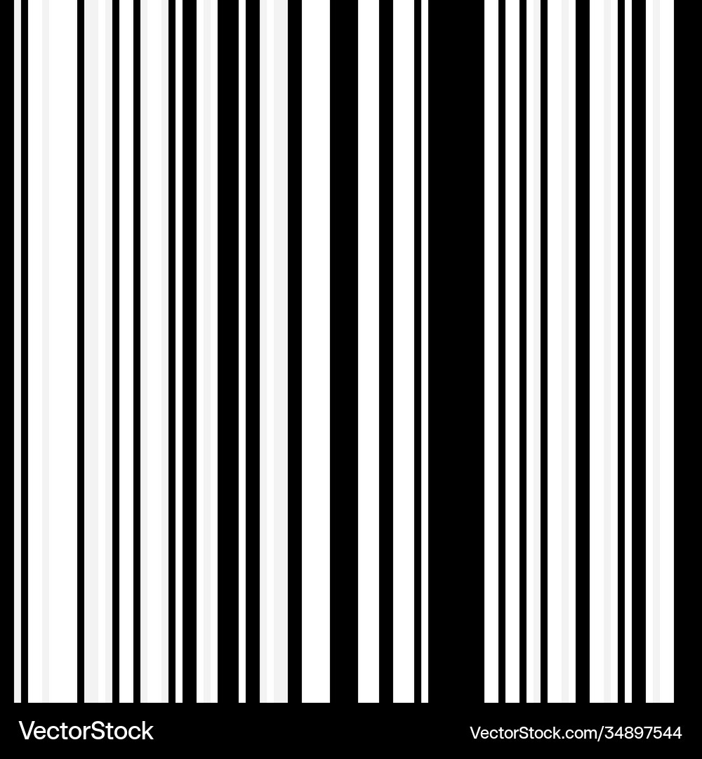 Seamless pattern with vertical black lines Vector Image