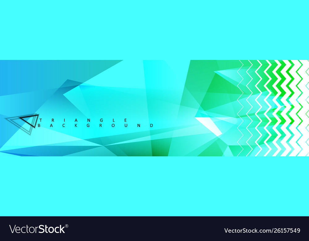 Abstract triangle background with colorful Vector Image Abstract triangle background with colorful