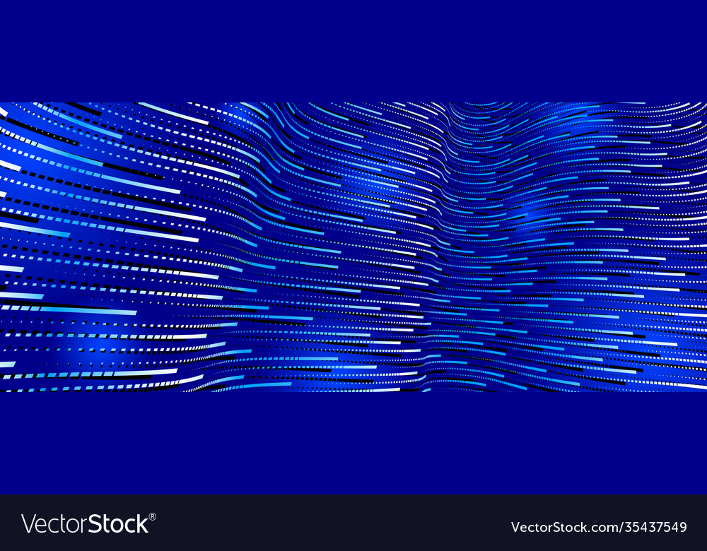 Big data flow technology and science background vector image Big data flow technology and science background