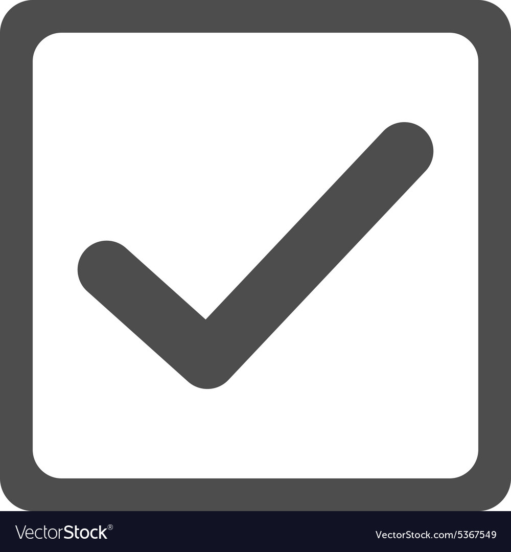 Checkbox icon from business bicolor set