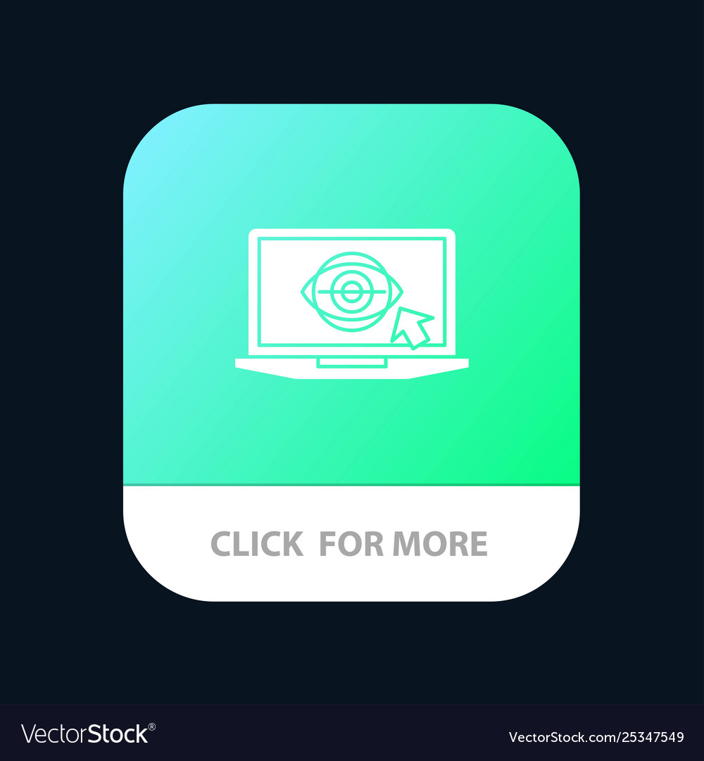 Laptop monitor lcd presentation mobile app button vector image Laptop monitor lcd presentation mobile app button