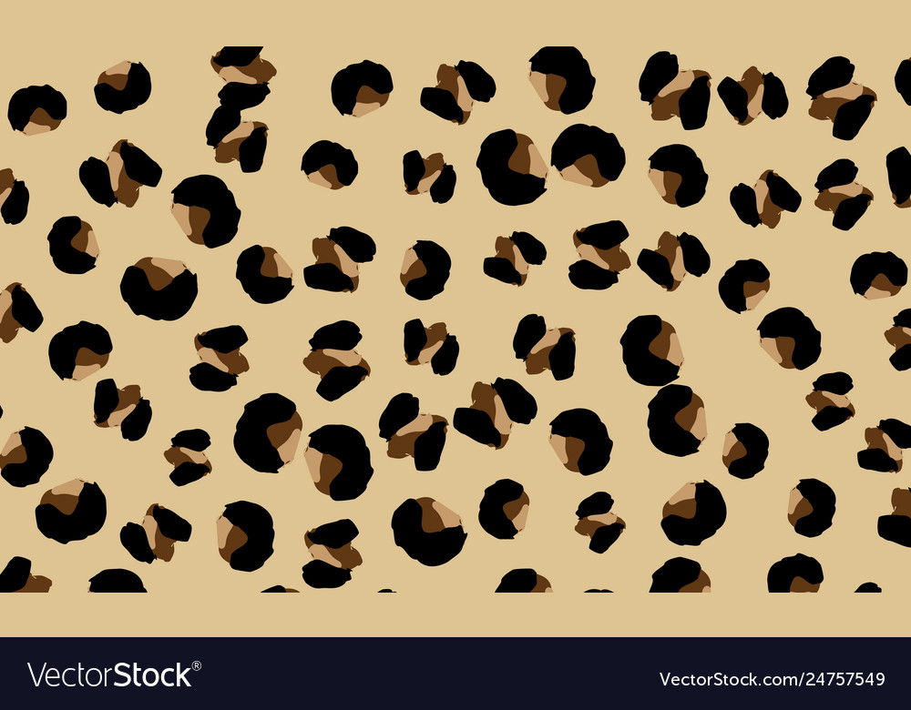 Leopard print design animal skin pattern