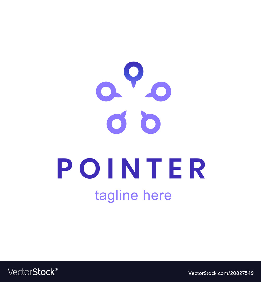 Modern Pointer Location Icons