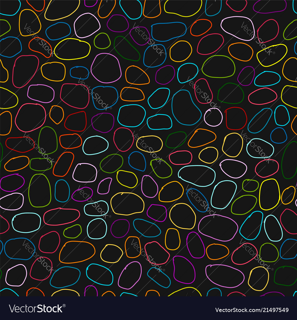 Pebble colorful background seamless pattern vector image Pebble colorful background seamless pattern