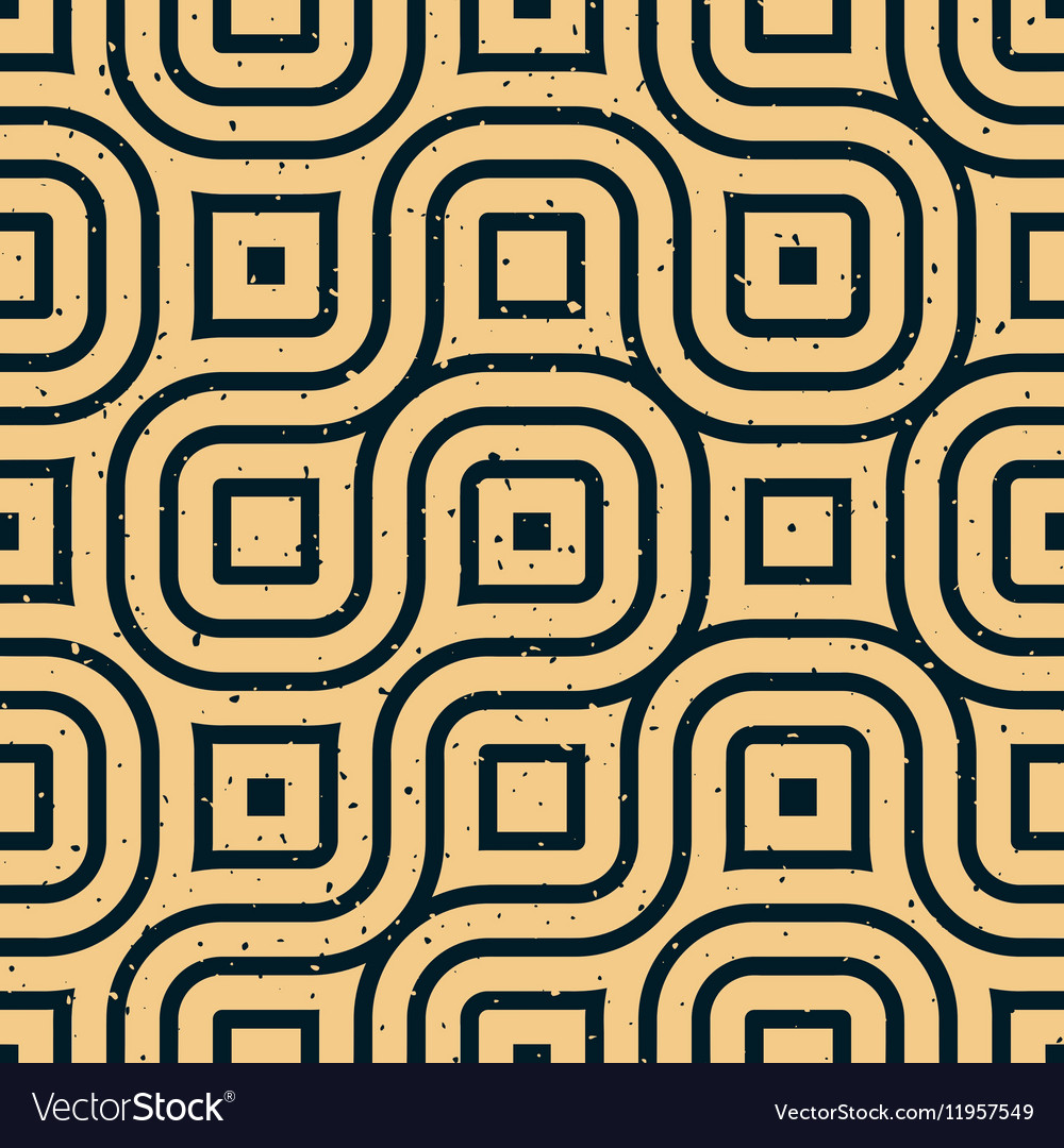 Retro Wavy Lines Pattern