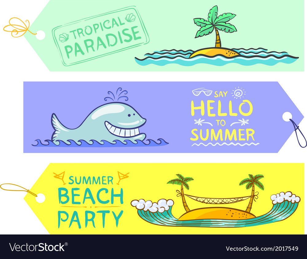 Summer banners