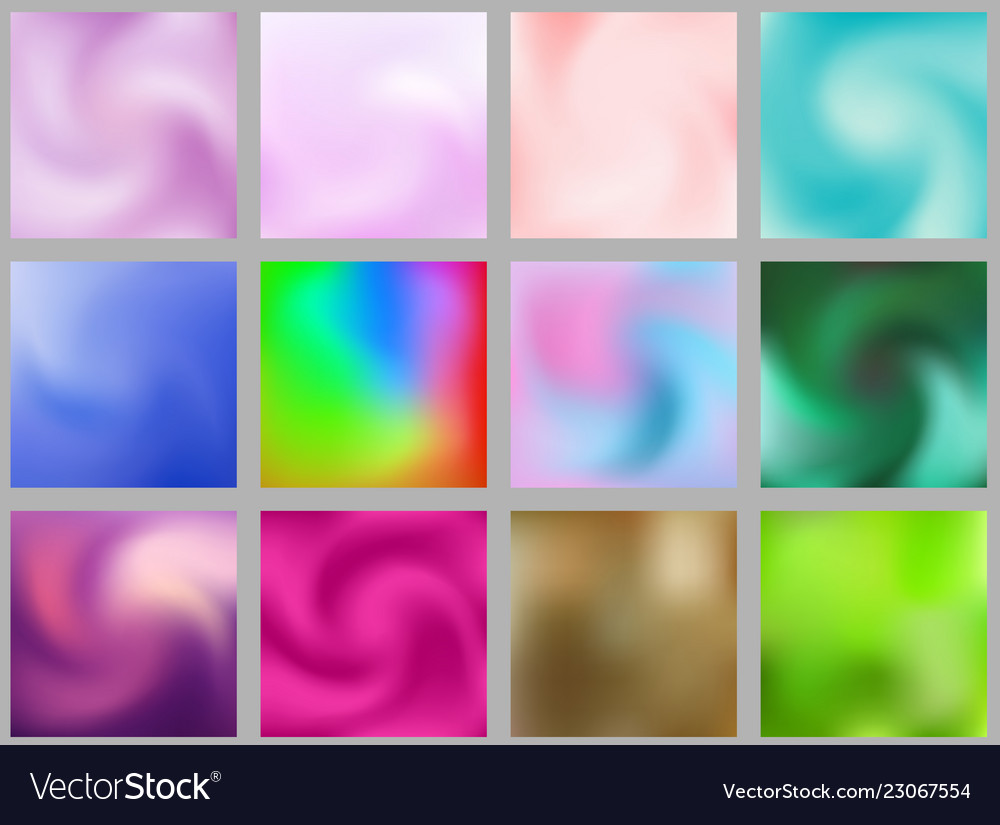 Abstract Colorful Gradient Mesh