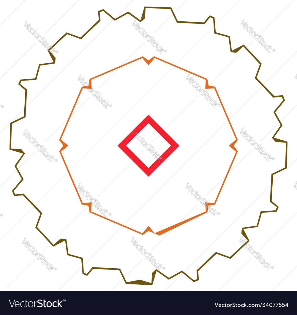 Abstract random geometry shape generative art vector image Abstract random geometry shape generative art