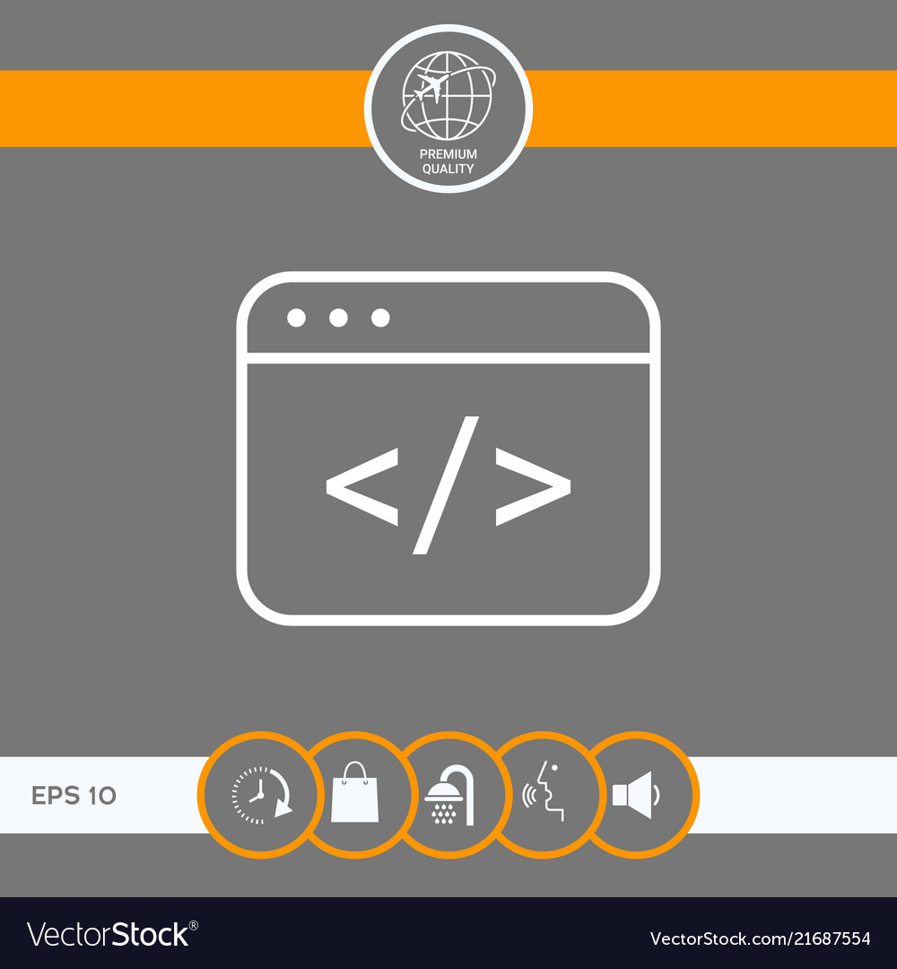 Code editor icon