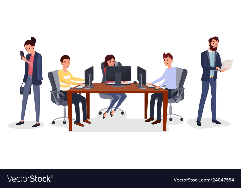 Cross platform development vector image Cross platform development