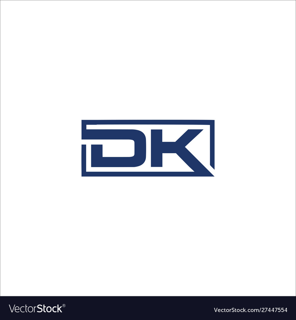 Dk abstract letter logo