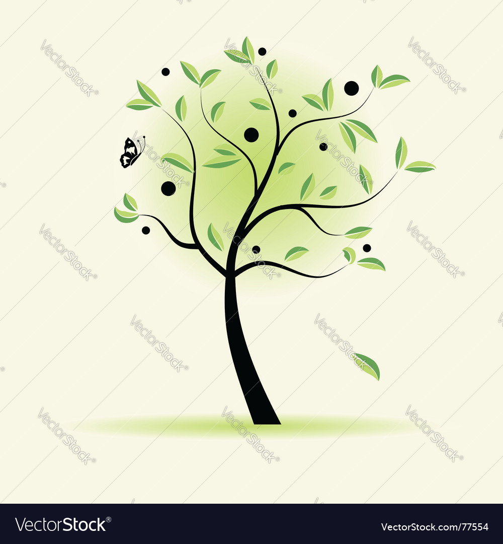 Elegant Tree Silhouette