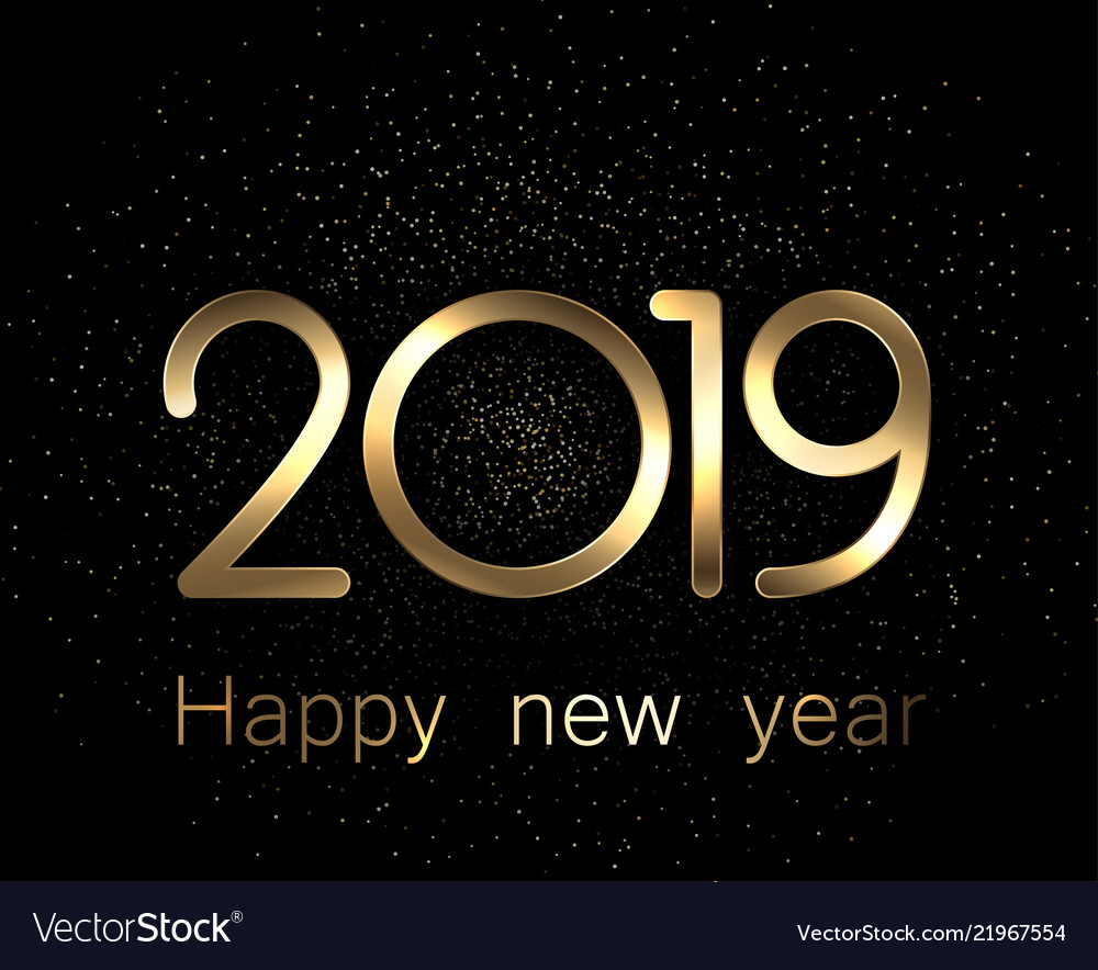 Gold & Black New Year 2019 Celebration