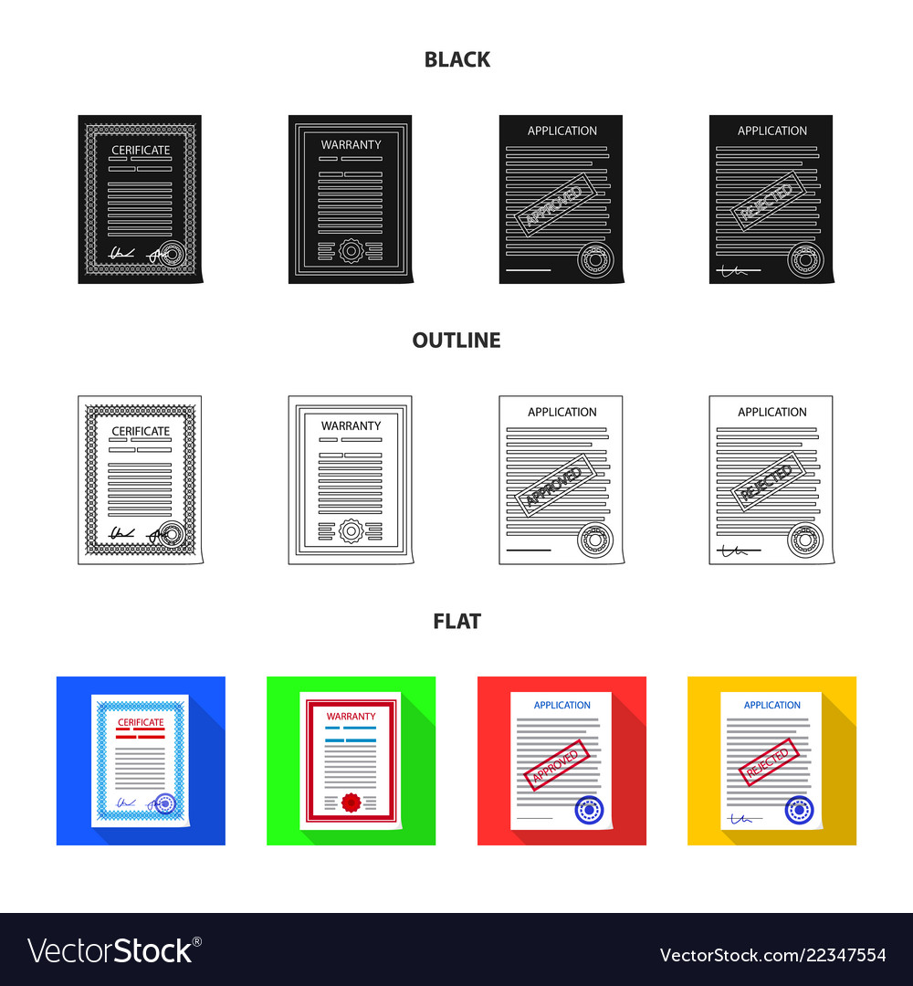 Isolated object of form and document logo vector image Isolated object of form and document logo