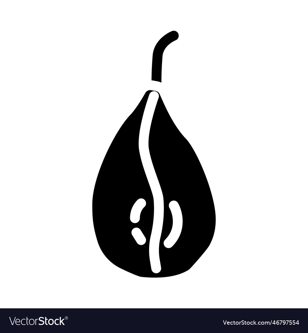 getrocknetes Obst-Glyphen-Symbol