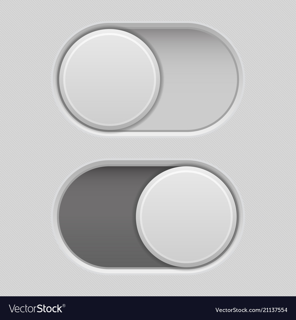 Toggle Switch Slider Buttons - EinAus