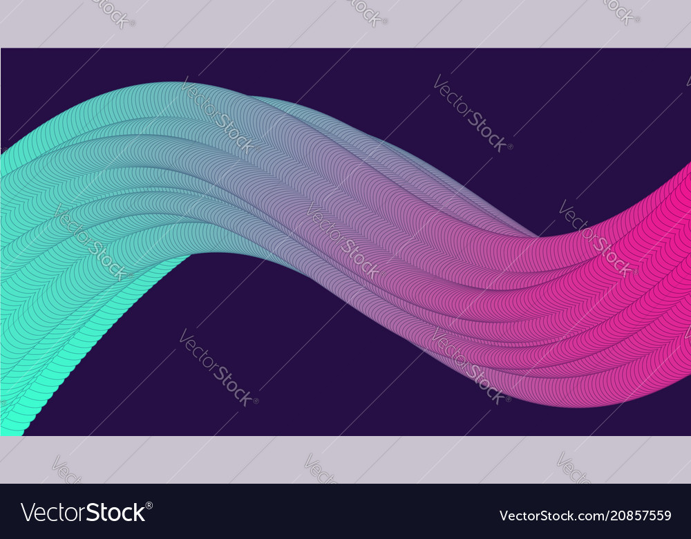 Abstract background with bright wavy element
