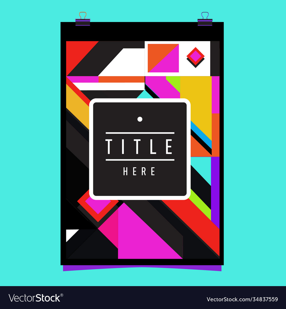 Abstract colorful geometric pattern background