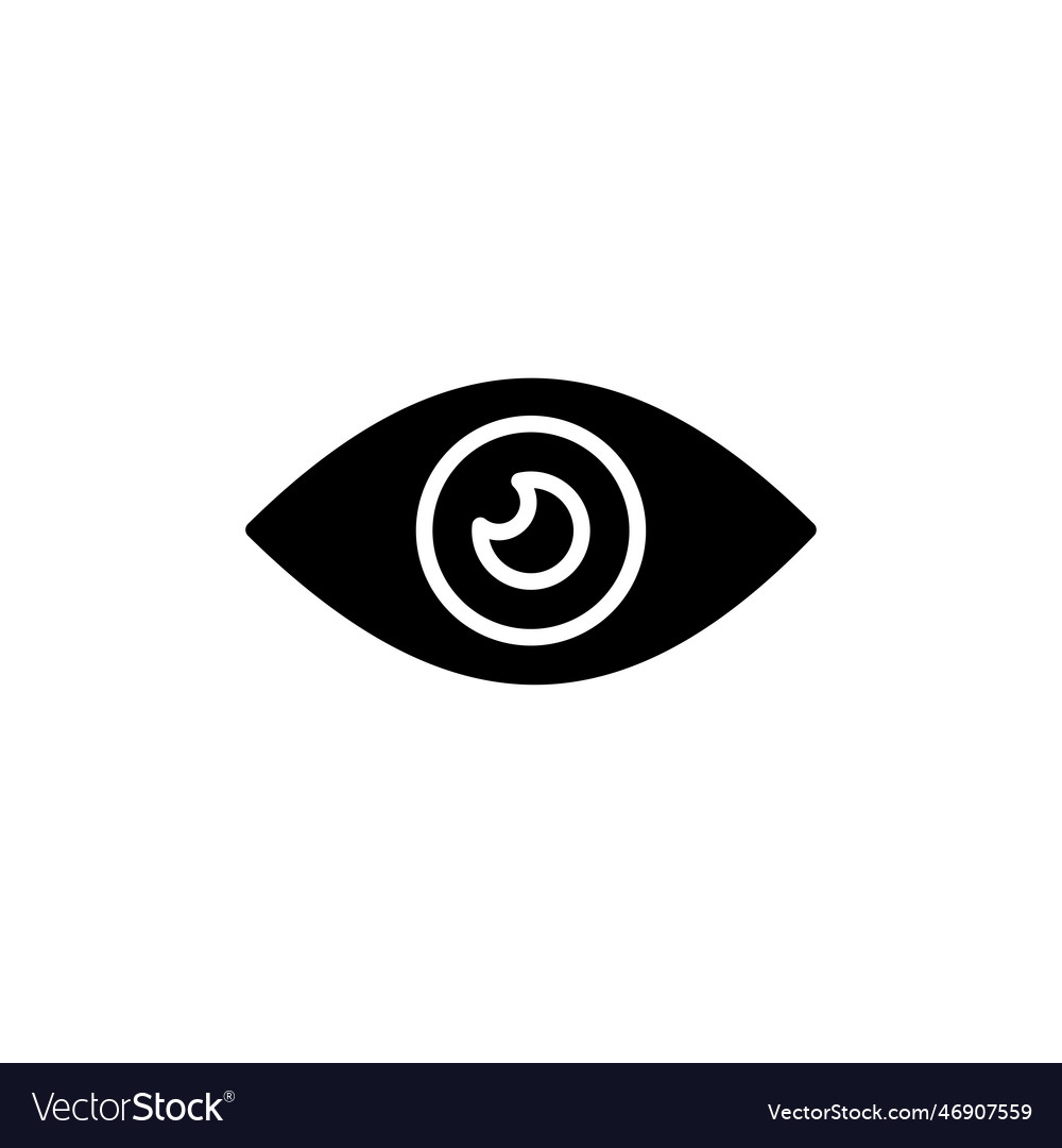 Eye icon look and vision icon eye icon Royalty Free Vector