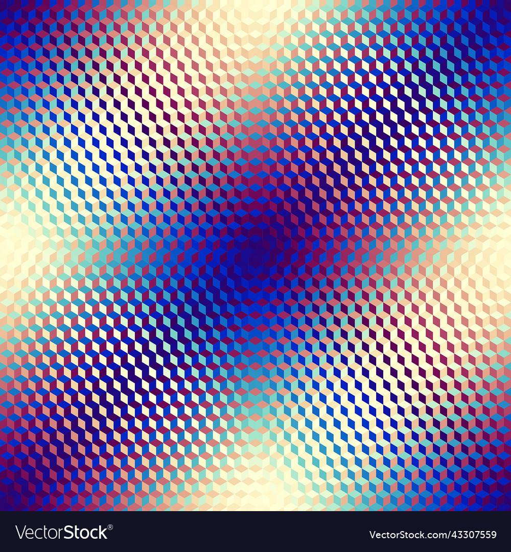 Geometric abstract pattern moire overlay style Vector Image Geometric abstract pattern moire overlay style