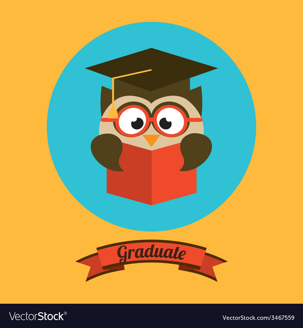 Graduation design Royalty Free Vector Image - VectorStock