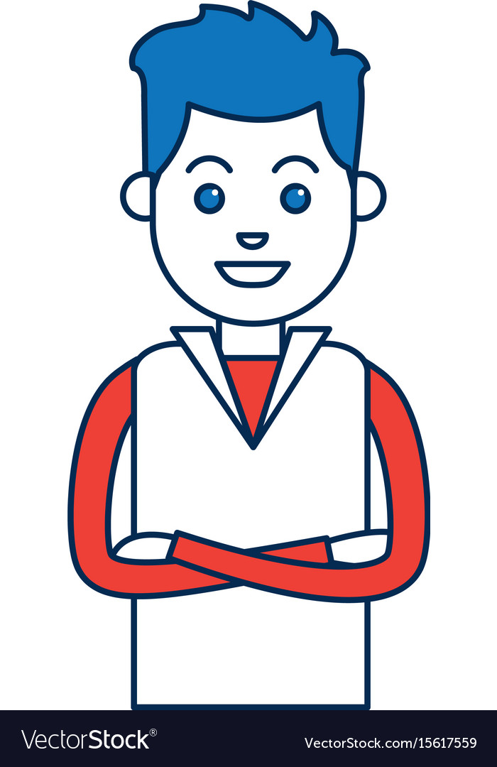 Portrait Young Man Character People Image Vector Image Portrait Young Man Character People Image Vector Image