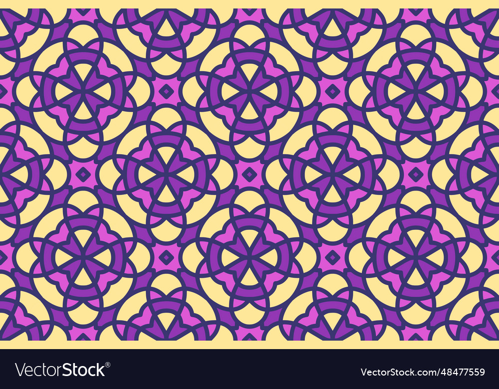 Seamless abstract geometric shape pattern vector image Seamless abstract geometric shape pattern