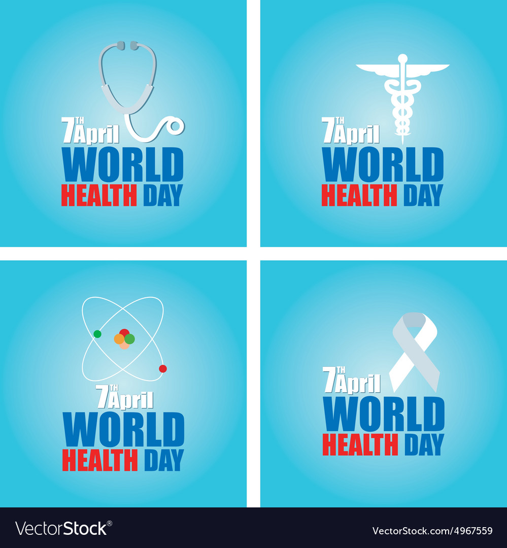 Set backgrounds with text and elements for world vector image Set backgrounds with text and elements for world