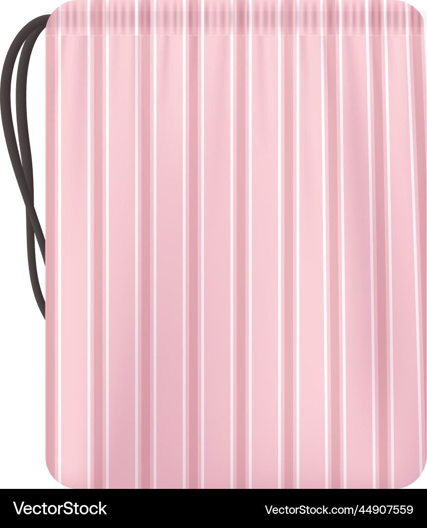 Sleeptime sack realistic composition Royalty Free Vector