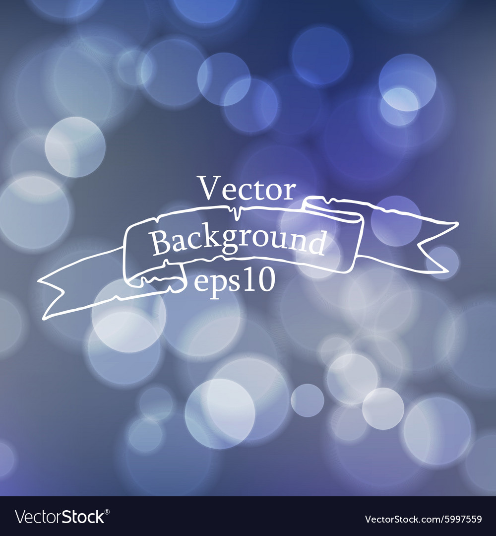 Stock blurred texture with bokeh effect and ribbon