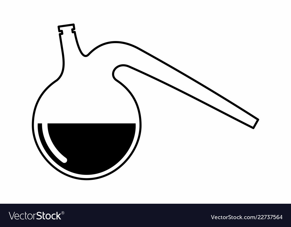 A lab flask Vector Image A lab flask