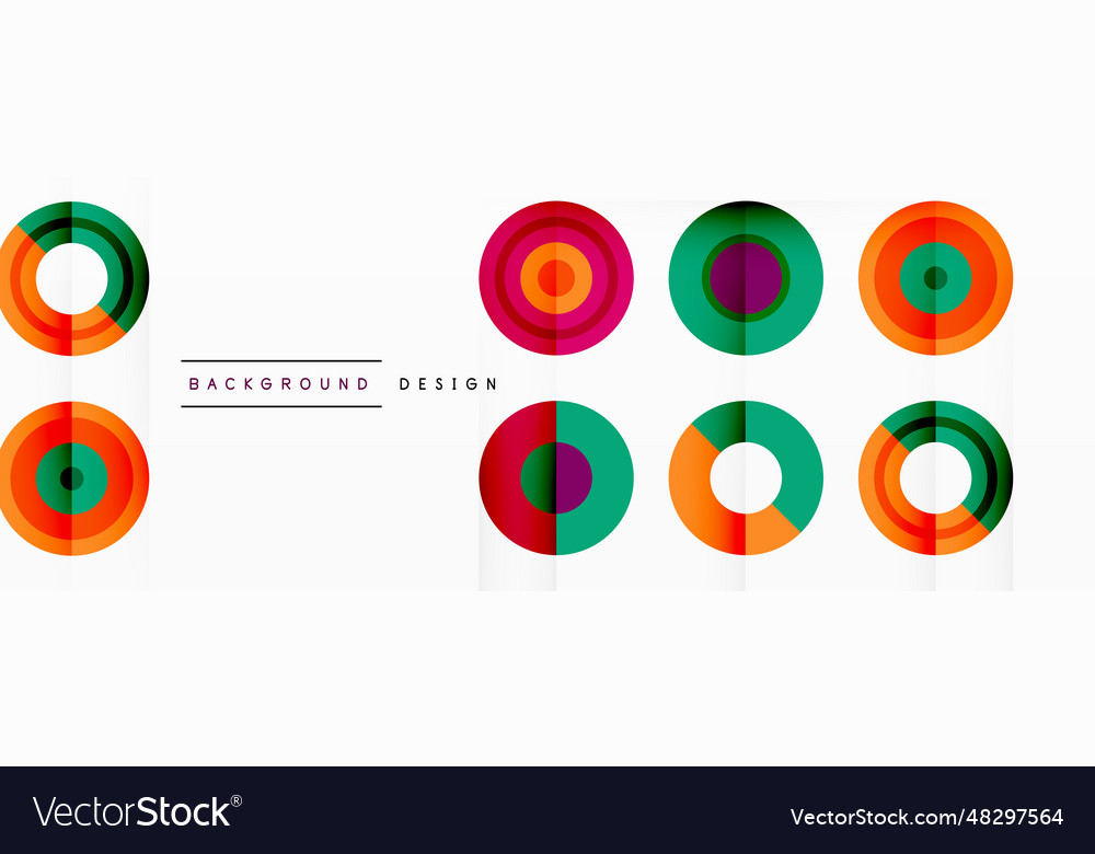 Abstract background with circle symmetric grid vector image Abstract background with circle symmetric grid