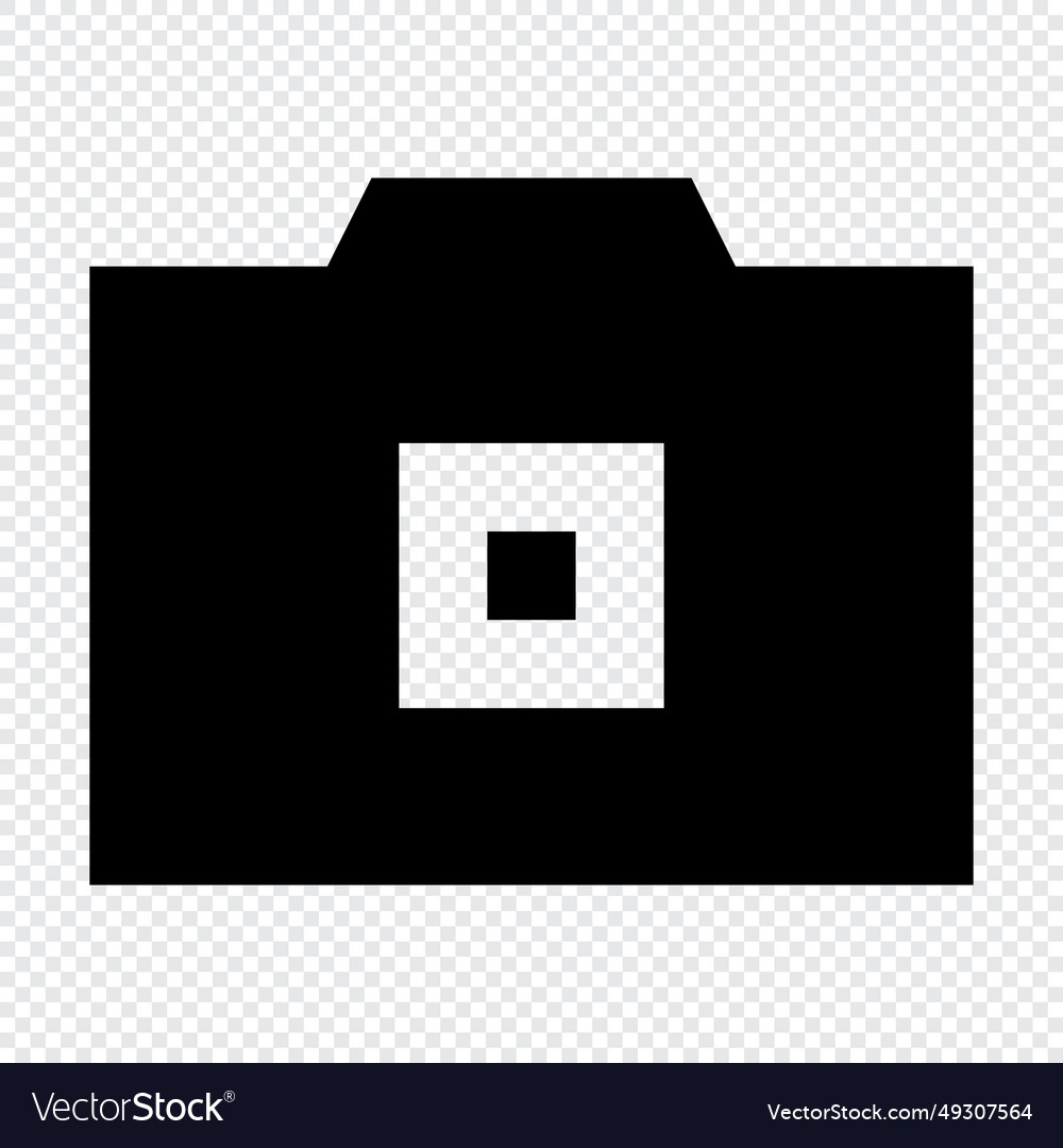 Camera icon suitable for website ui design vector image Camera icon suitable for website ui design