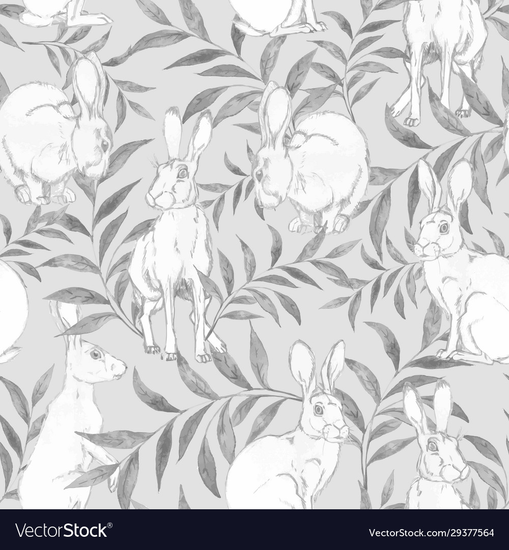 Hares Royalty Free Vector Image - VectorStock