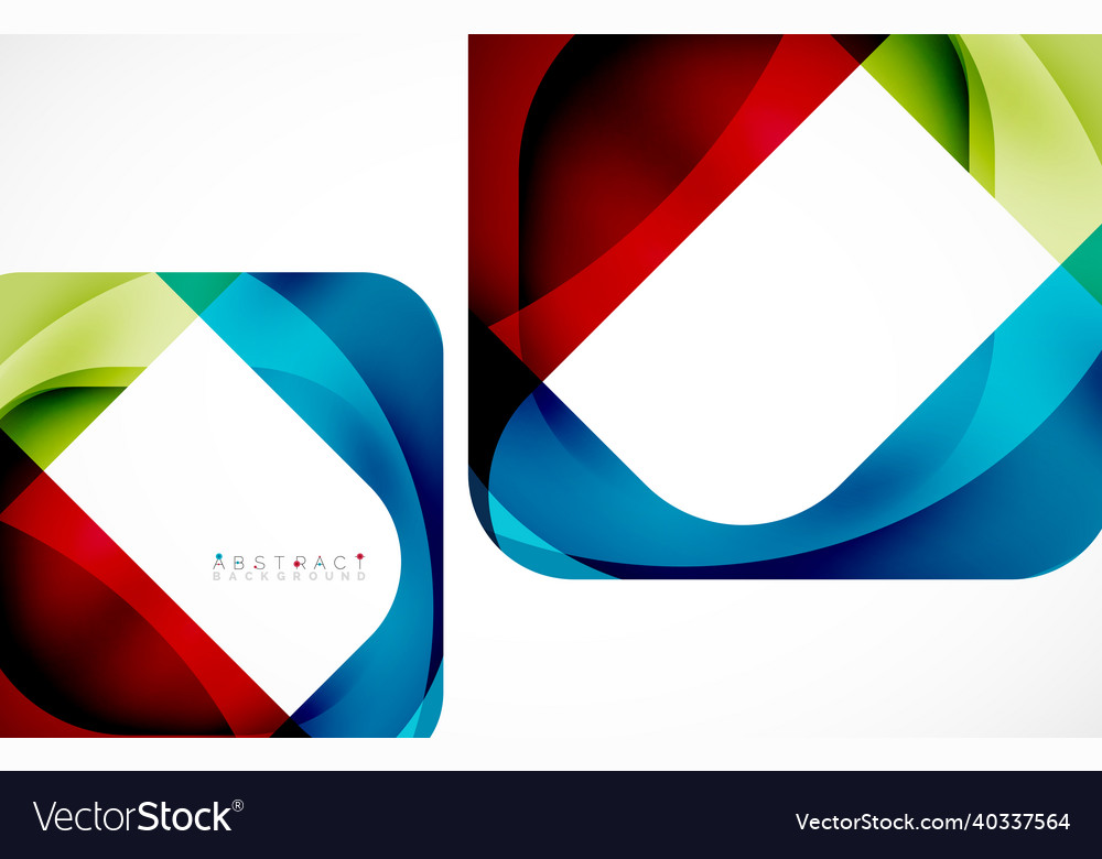 Minimal background abstract square shape vector image Minimal background abstract square shape