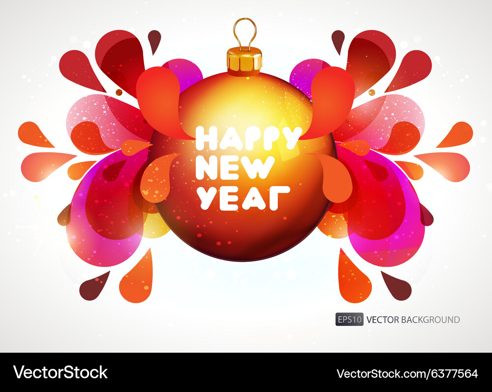 New year background Royalty Free Vector Image - VectorStock