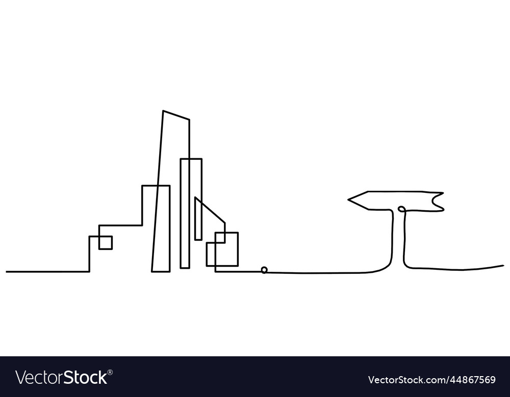 Abstract architecture with direction