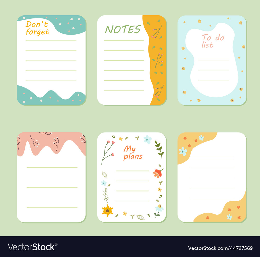 Paper Notes & Sticky Notes