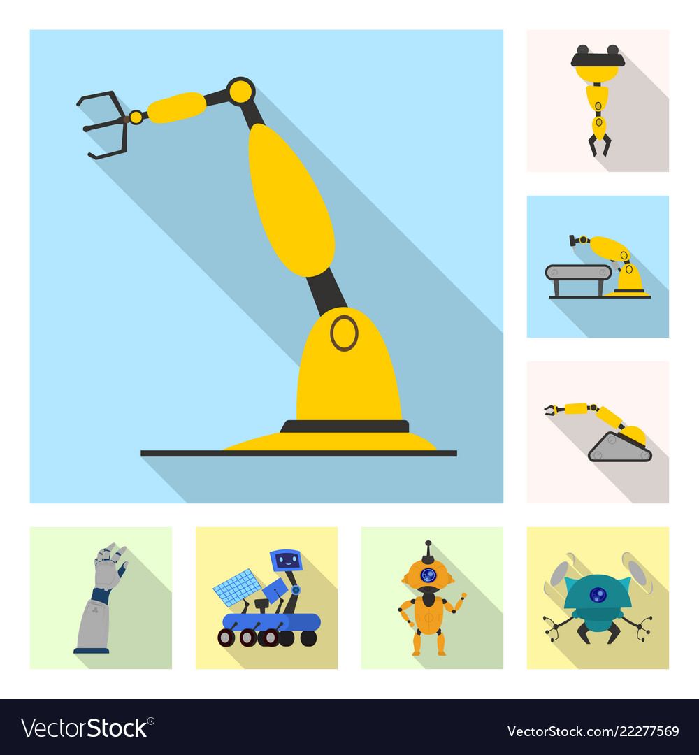 Robot and Factory Symbol Set