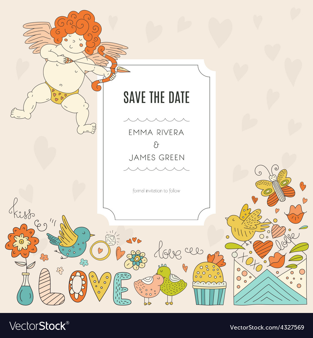 Save the date card