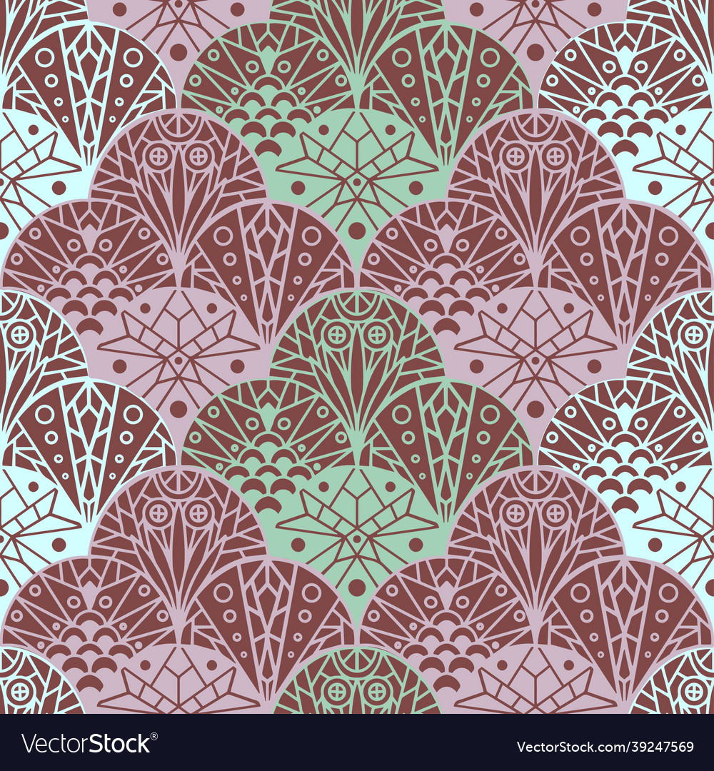 Seamless pattern with abstract geometric vector image Seamless pattern with abstract geometric