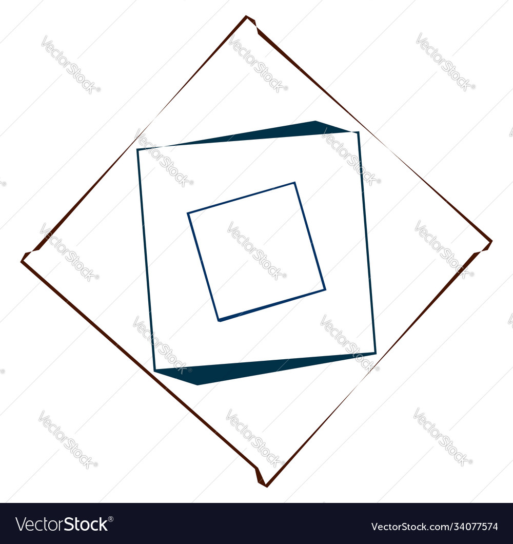 Abstract random geometry shape generative art vector image Abstract random geometry shape generative art