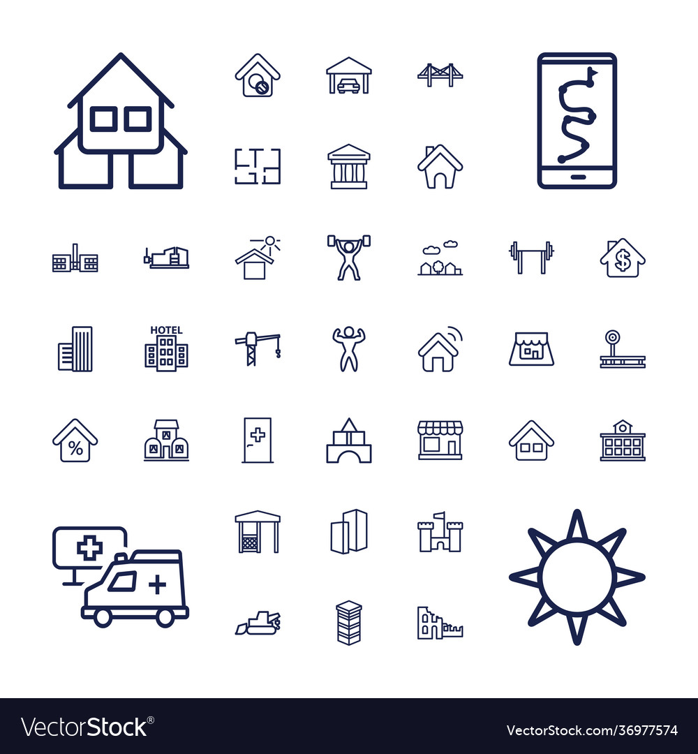 Building icons