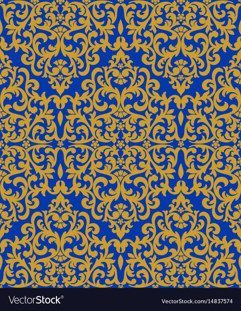 Damask seamless pattern element classical