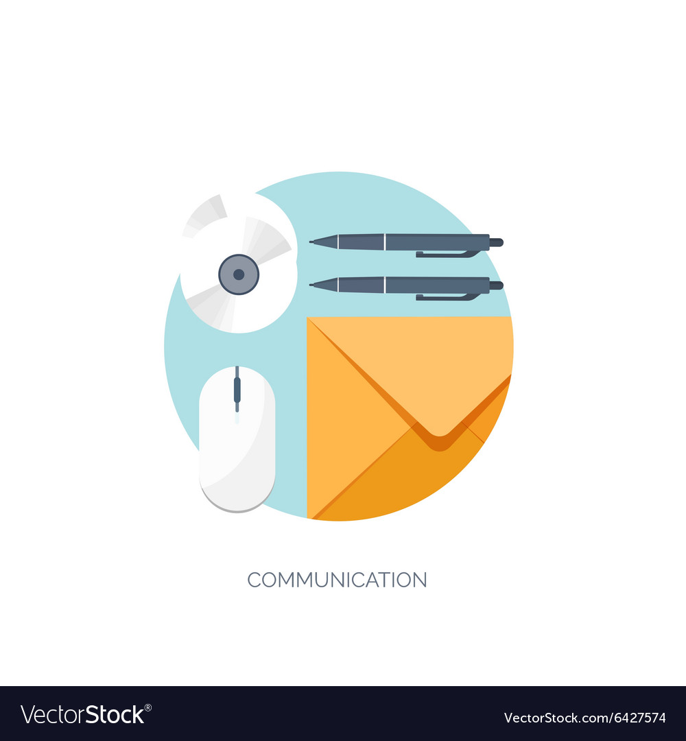 flat communication background emailing background image