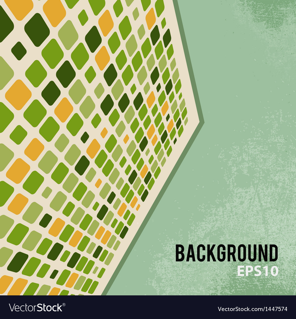Retro Mosaic Background