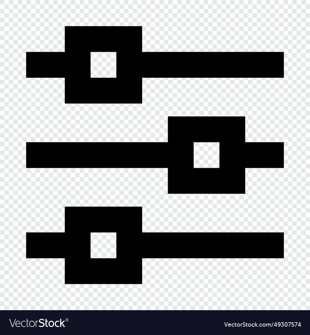 Settings icon suitable for website ui design vector image Settings icon suitable for website ui design